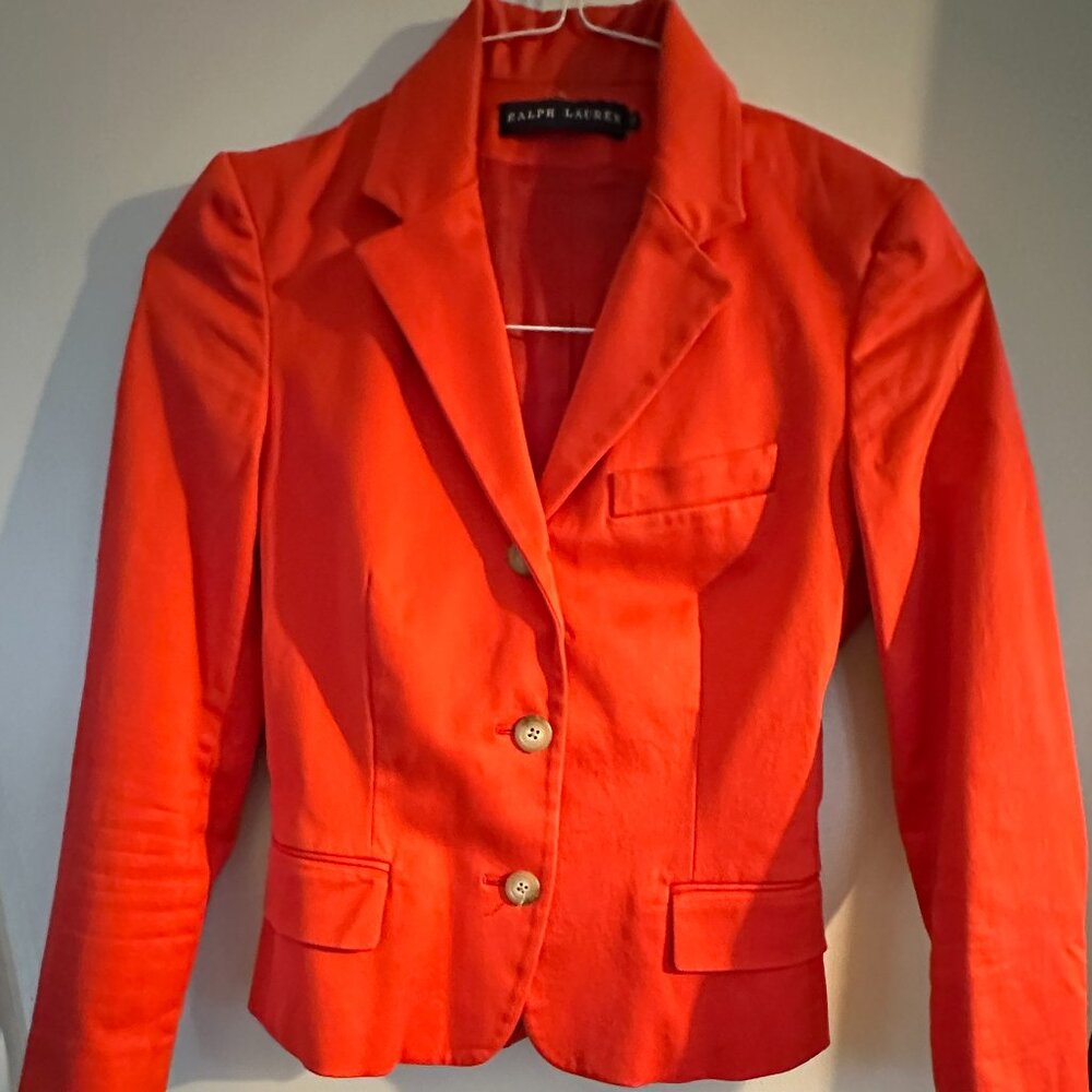 Ralph Lauren Women Jacket Pink/Red Size 2 (XS)